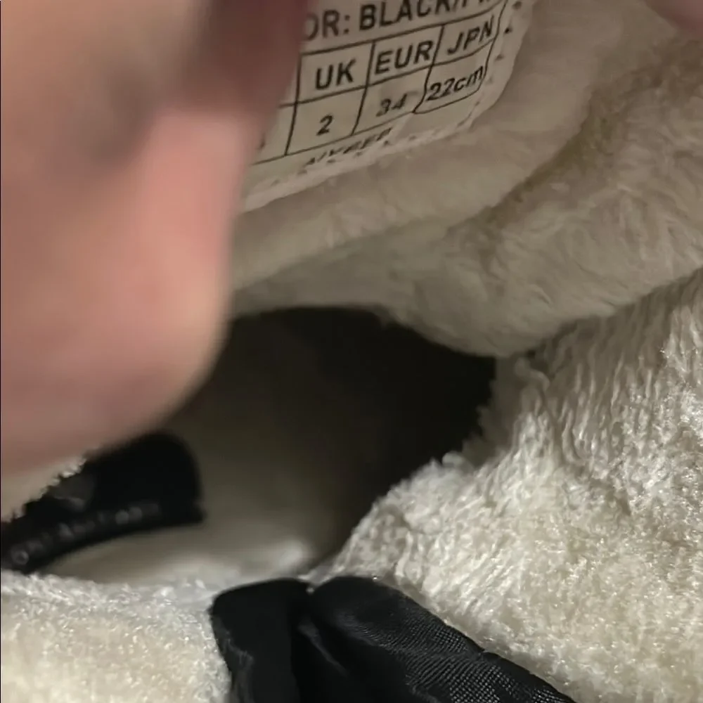 Dream Pairs Pink and Black Kids Boots